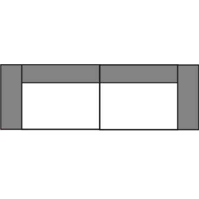 Sideboard, Schublade, Modern, Grau, Zweifarbig