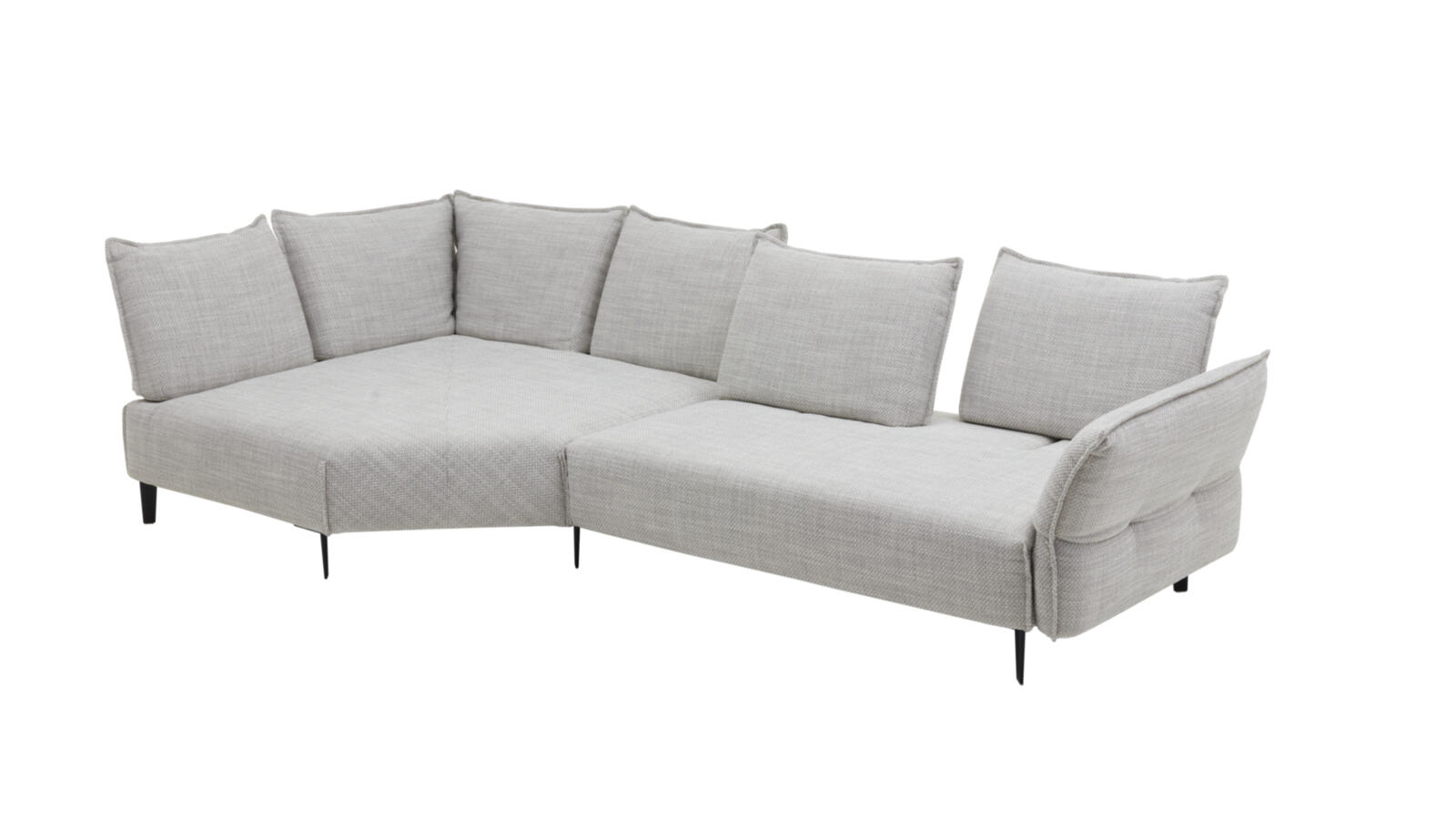 W. Schillig Polstergruppe BONNIE in Stoff SK2244 silver-grey SK20, Couch, Mobiliar, Kissen, Dekoration für Zuhause