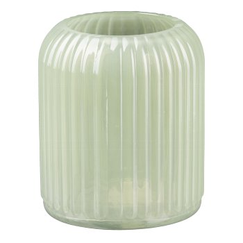 Gasper Glas Zylinder Vase OPUS in Farbe Moos