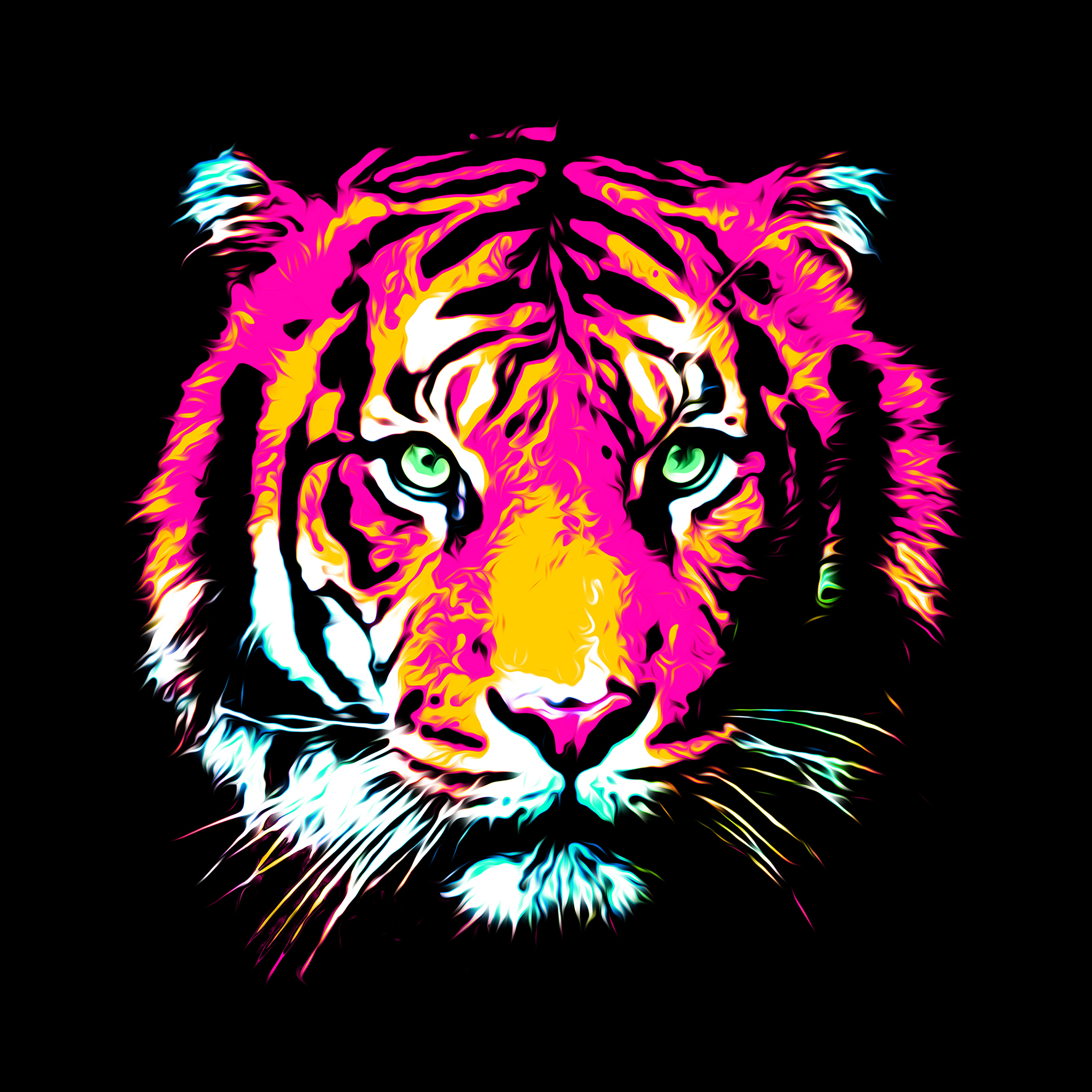 ProArt Glas-Art 30x30cm Colored Tiger ProArt Glas-Art 30x30cm Colored Tiger