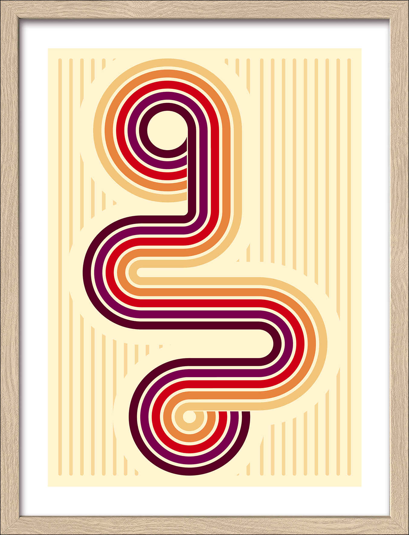 ProArt Framed-Art Slim Scandic 33x43cm Modern Vintage VII ProArt Framed-Art Slim Scandic 33x43cm Modern Vintage VII