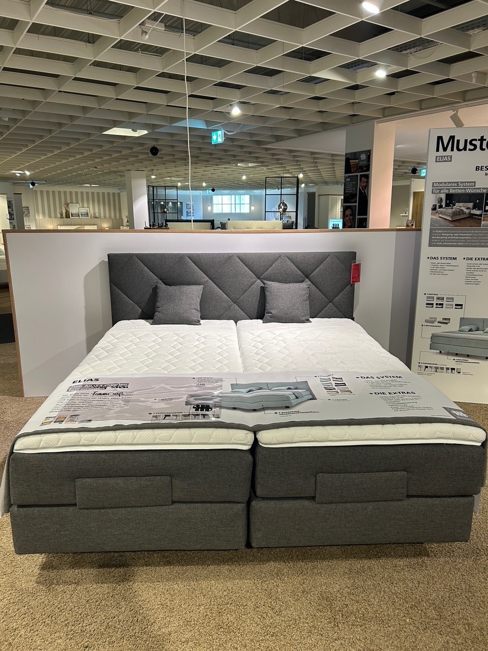Musterring Boxspringbett ELIAS in Stoff Boxspring 09371 PG1