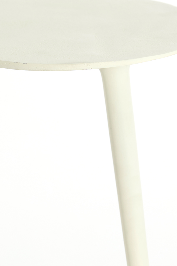 Light & Living Beistelltisch LINOS in Farbe creme, Kaffeetisch, Mobiliar, Tabelle, Esstisch