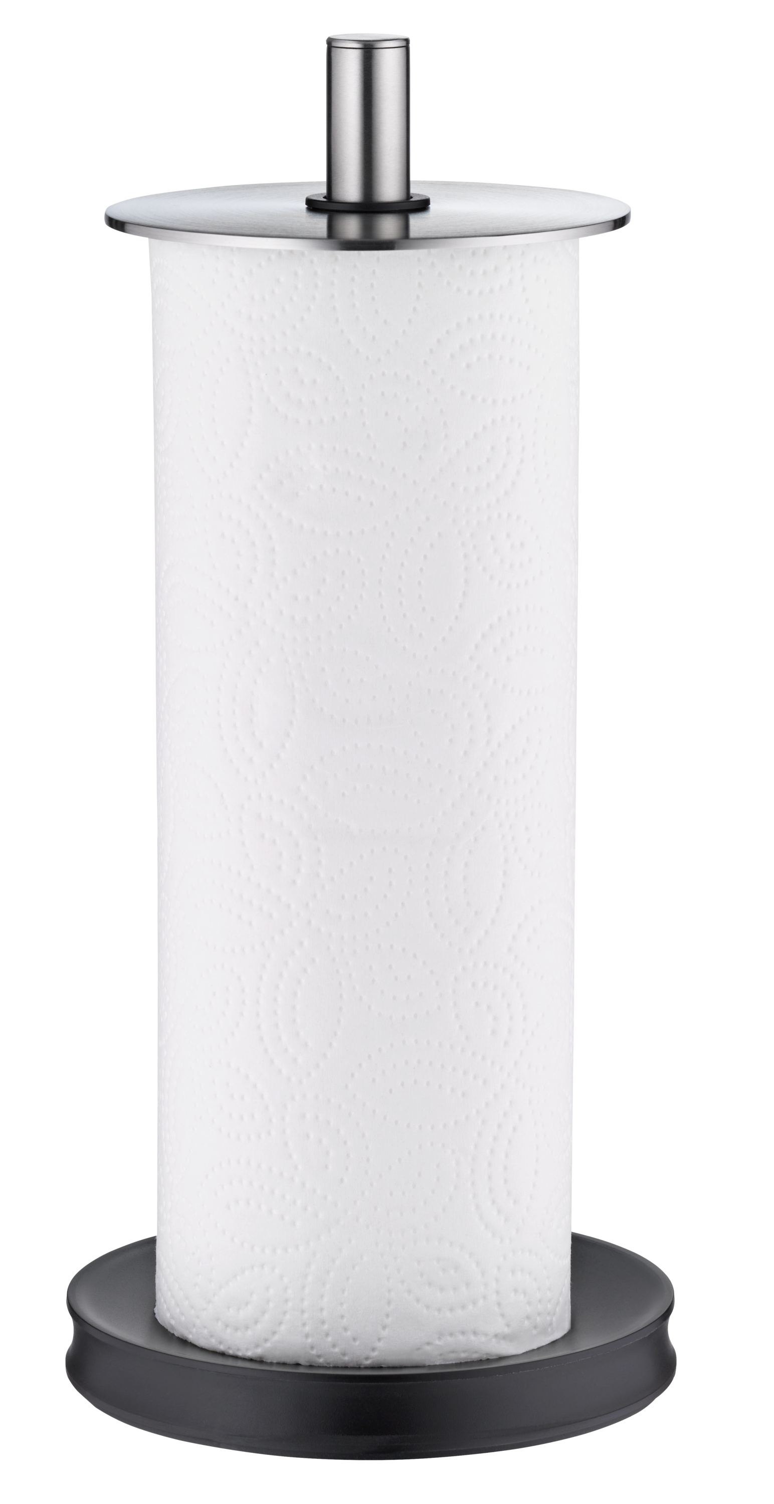 WMF Depot Küchenrollenhalter, 32 cm in Edelstahl/schwarz