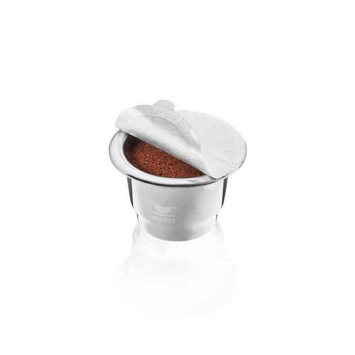 GEFU Kaffeekapseln-Set CONSCIO schwarz/silber