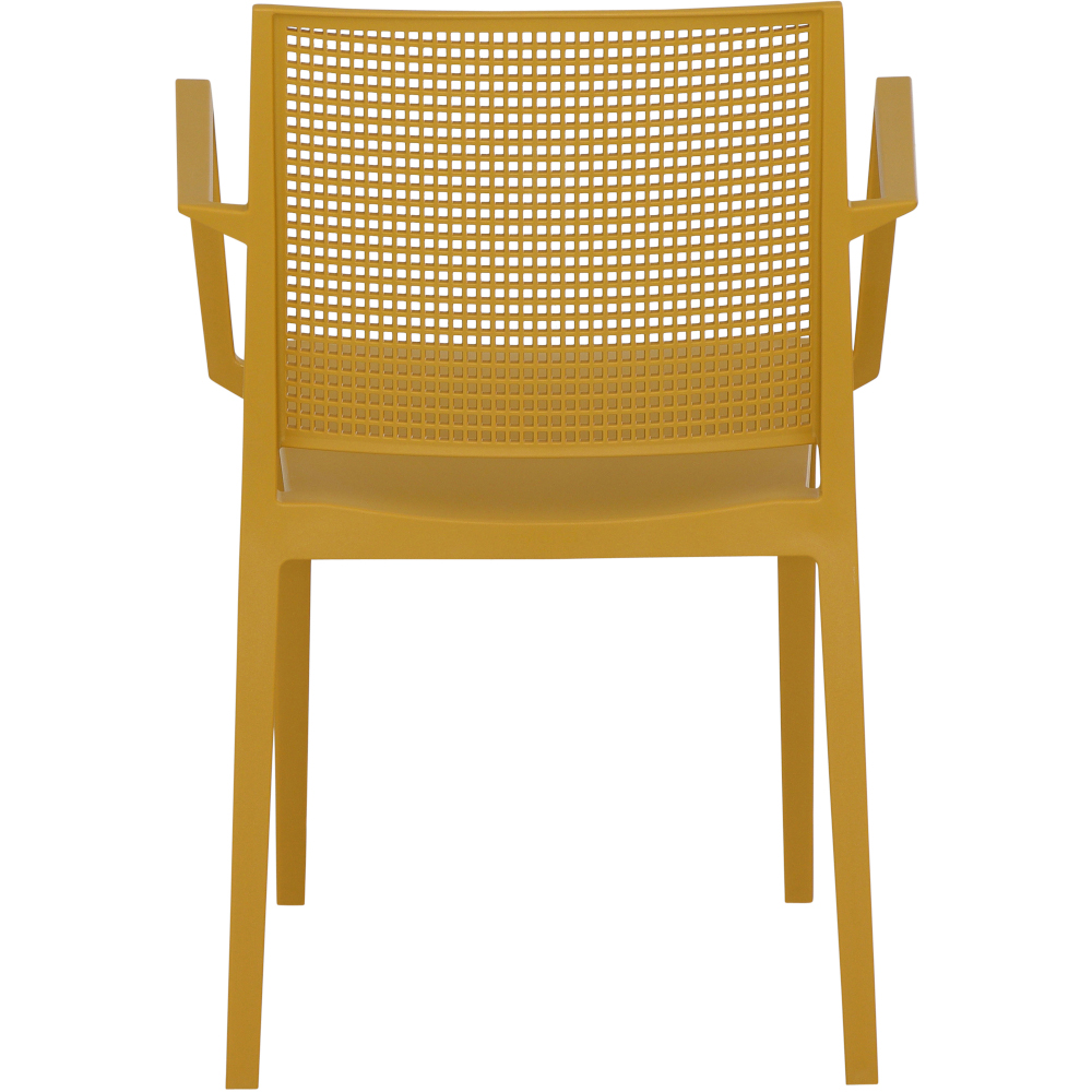 Gautzsch Stapelsessel SQUARE in Kunststoff mustard