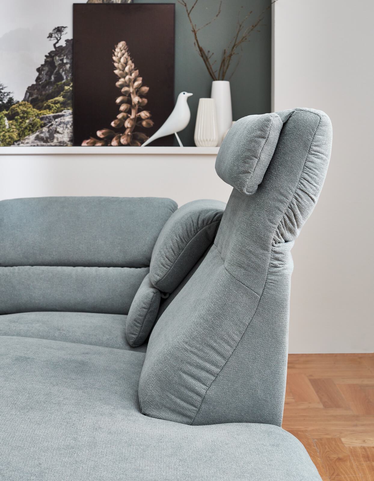 Carina Polsterecke MARIS ca. 267x204cm in Stoff Free sage