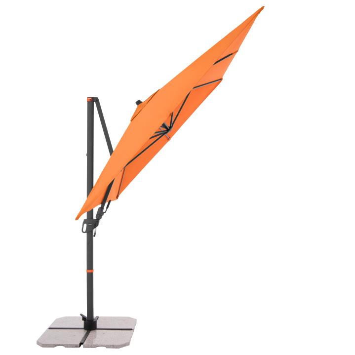 Doppler Pendelschirm MYZONE in Farbe Orange, Wohnen, Terrasse, Sonnenschirm, Flugzeug, Fahrzeug