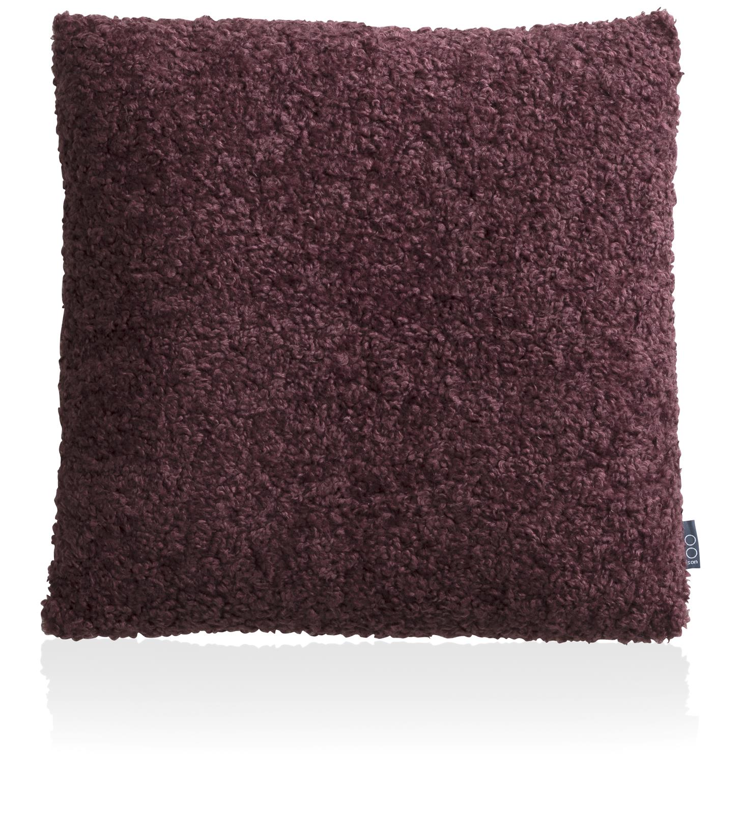 Coco Maison Kissen TEDDY ca. B45 T45 cm in Stoff bordeaux