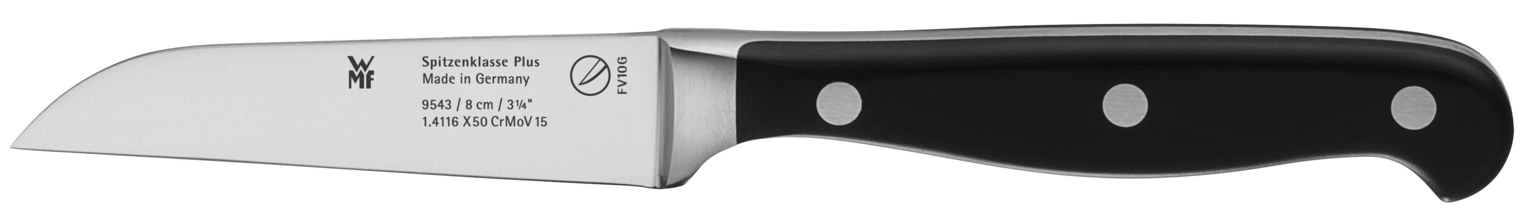 WMF Spitzenklasse Plus Gemüsemesser, 8 in schwarz/Edelstahl