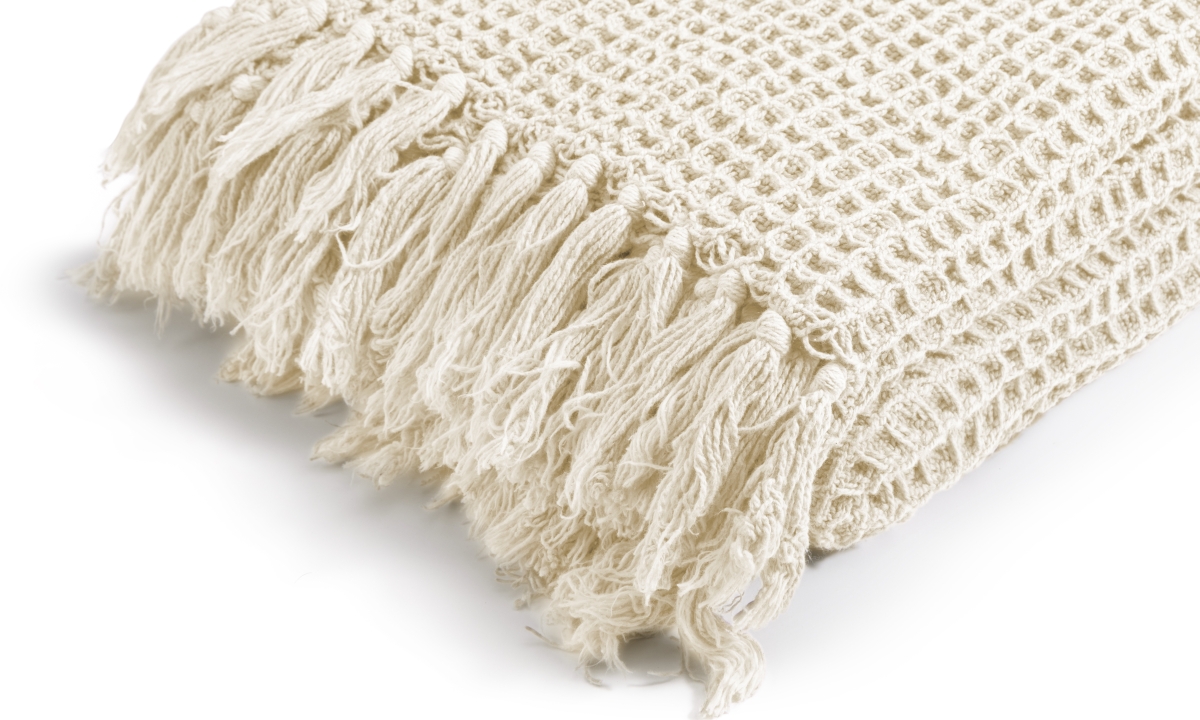 Magma Heimtex Plaid WAFFLE ca. 130x170cm in Farbe elfenbein