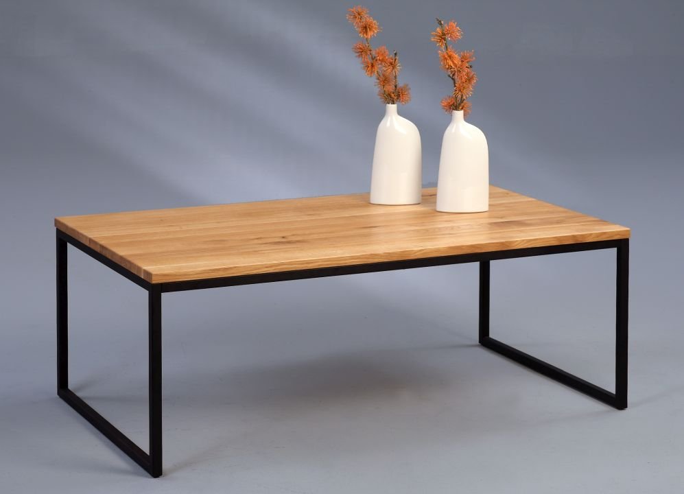 M2 Kollektion Couchtisch Sira in Wildeiche massiv geoelt