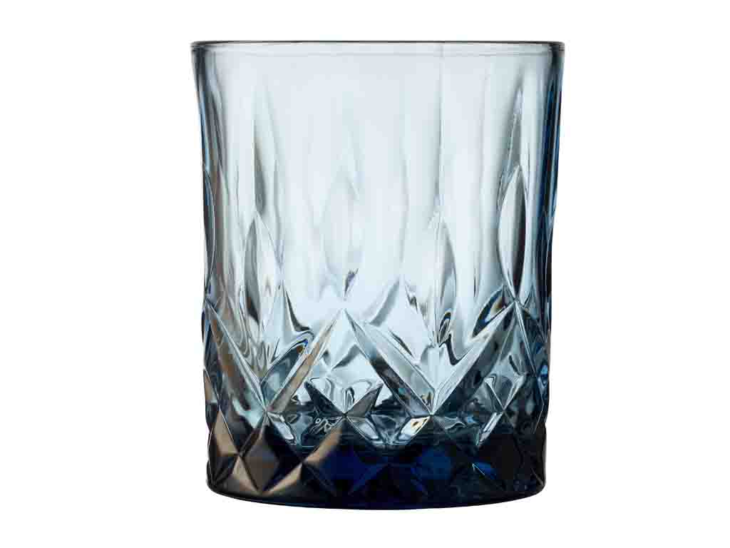 Lyngby Glas Whiskyglas 0,32 Liter in Farbe blau