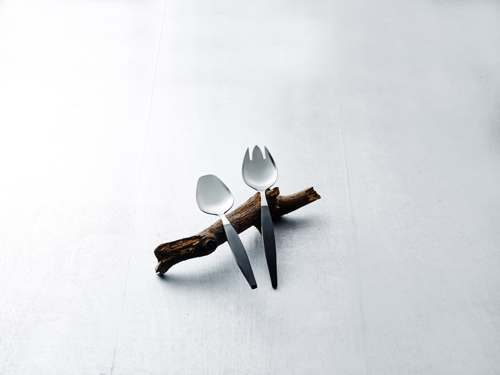 F&H Salatbesteck GENSE FOCUS DE LUXE in Farbe Mix
