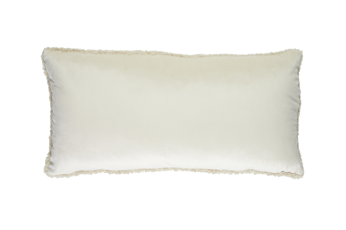 Kissen Lina in Stoff beige