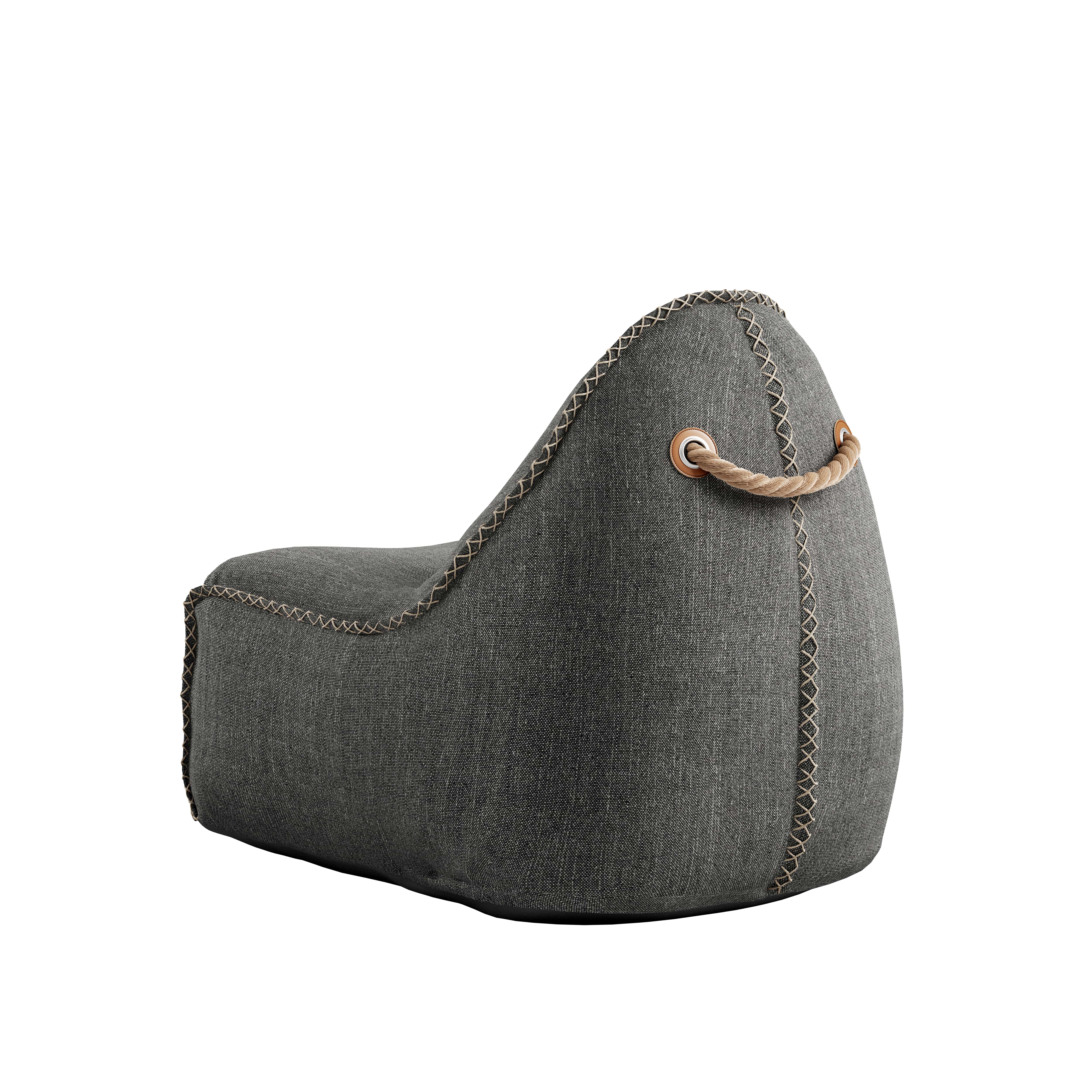SACKit Junior-Lounge Sessel/Sitzsack COBANA in Farbe Grey