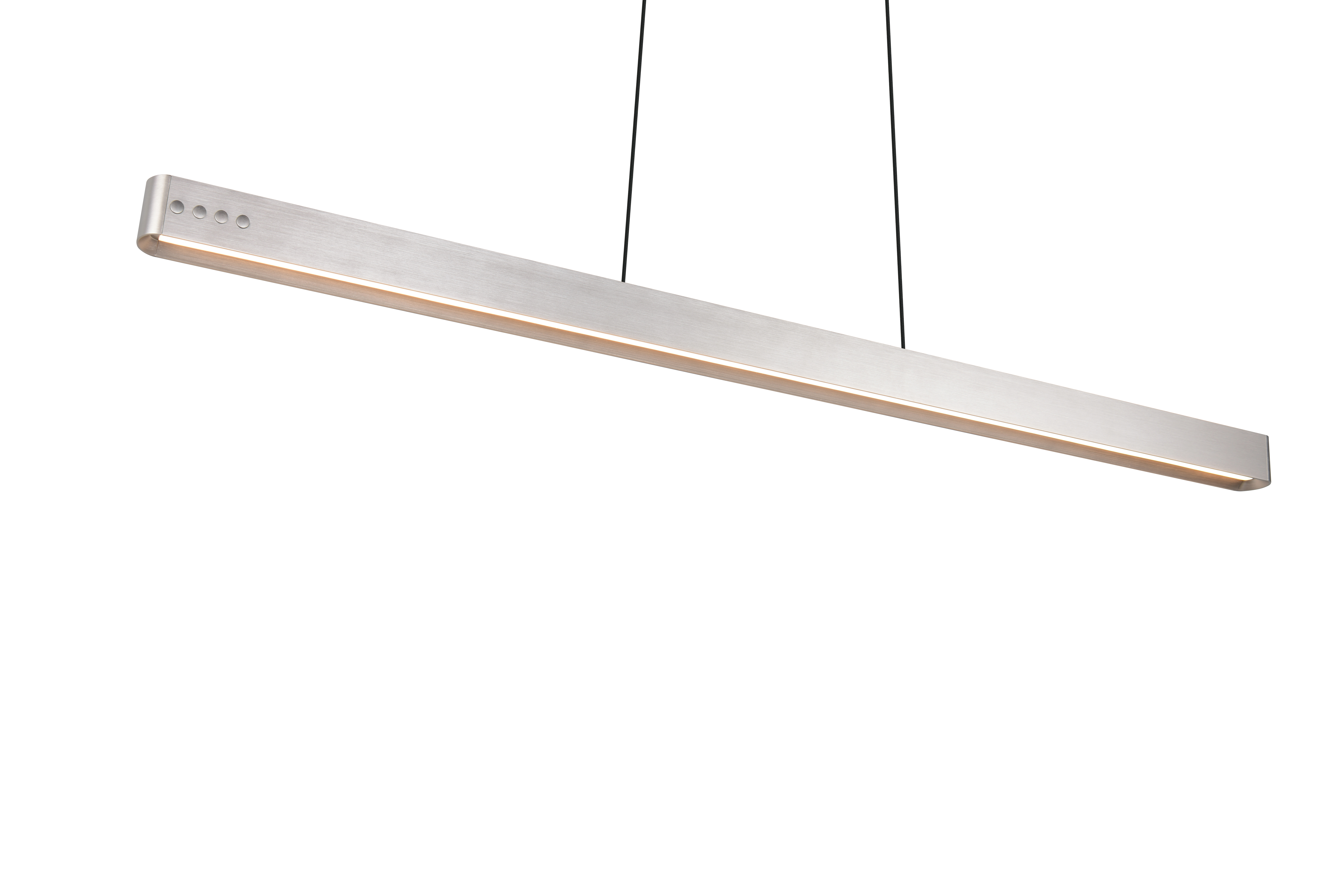 Trio LED-Pendelleuchte DONEGAL 1-flammig in Farbe Nickel matt, Kunststoff weiß Trio LED-Pendelleuchte DONEGAL 1-flammig in Farbe Nickel matt, Kunststoff weiß, Leuchte