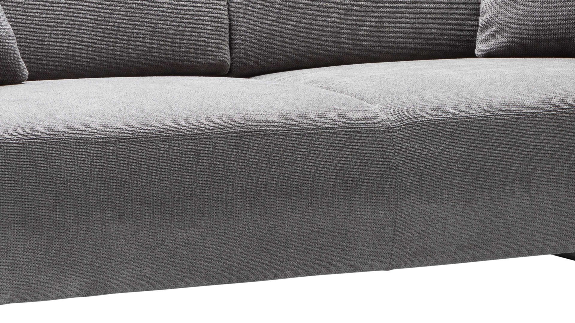 Sofa 3-sitzig Dana Grau Iwaniccy Sofa 3-sitzig in Stoff Boston stone
