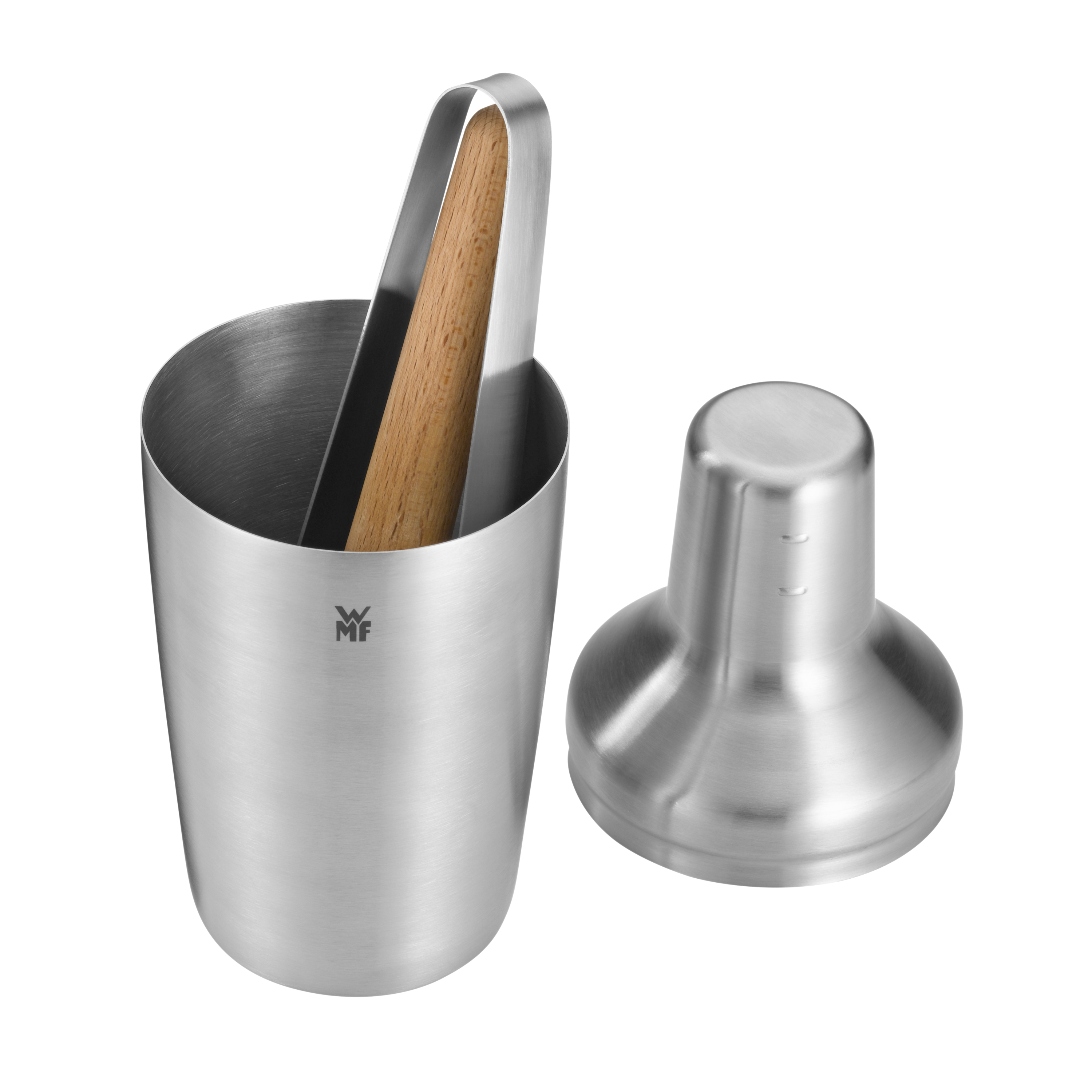 WMF Clever & More Bar-Set, 4-teilig in gebürstetem Edelstahl WMF Clever & More Bar-Set, 4-teilig in gebürstetem Edelstahl