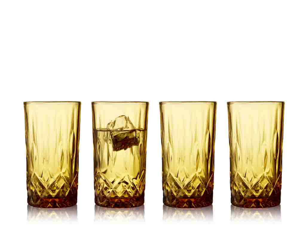 Lyngby Glas Highball 0,38 Liter in Farbe amber Lyngby Glas Highball 0,38 Liter in Farbe amber