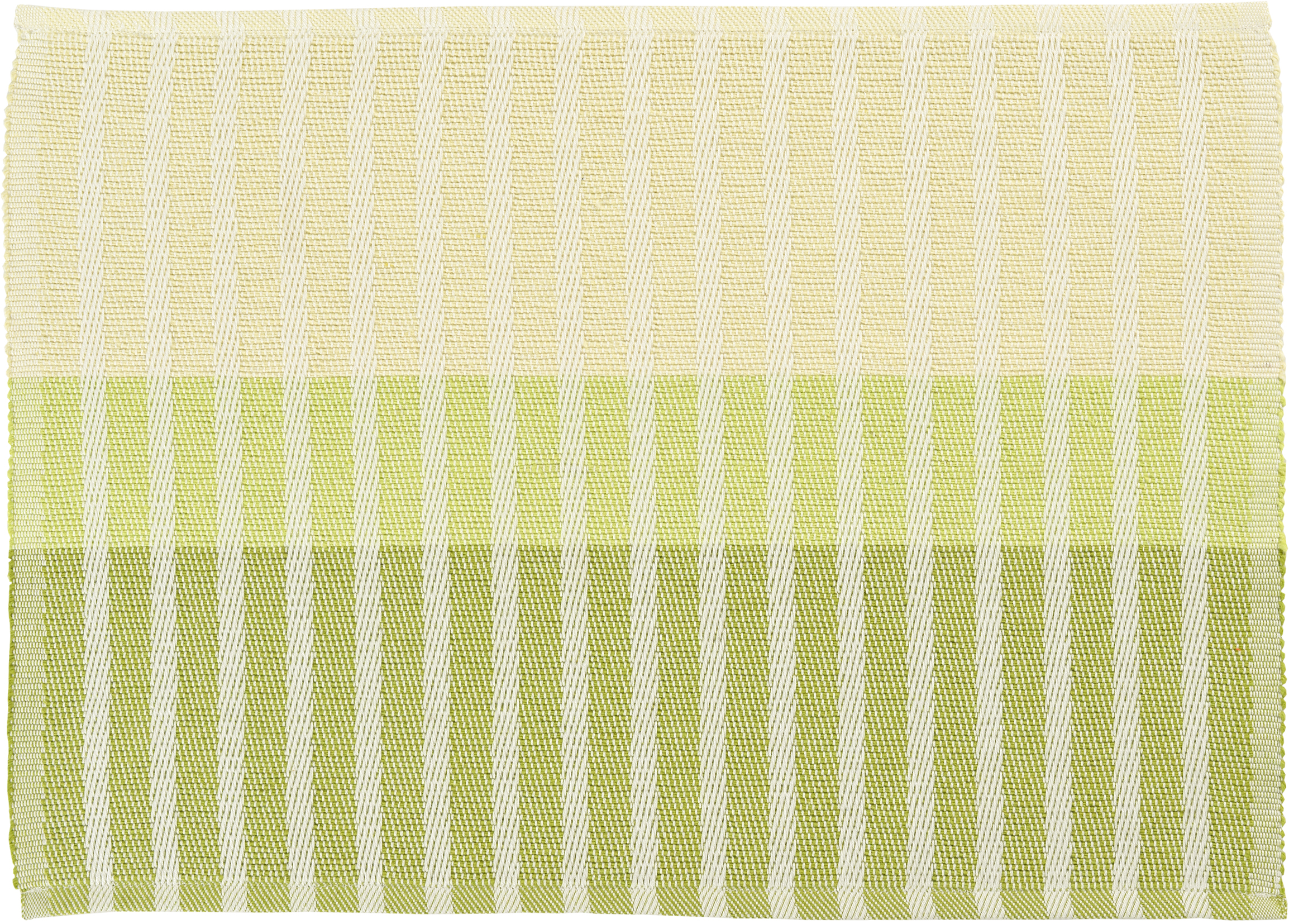 Sander Tischset REGGIA ca. 35x50cm in Farbe daiquiri green, Tischdecke, Streifendesign, Stoffauflage, Streifenmuster, Gelbgrün