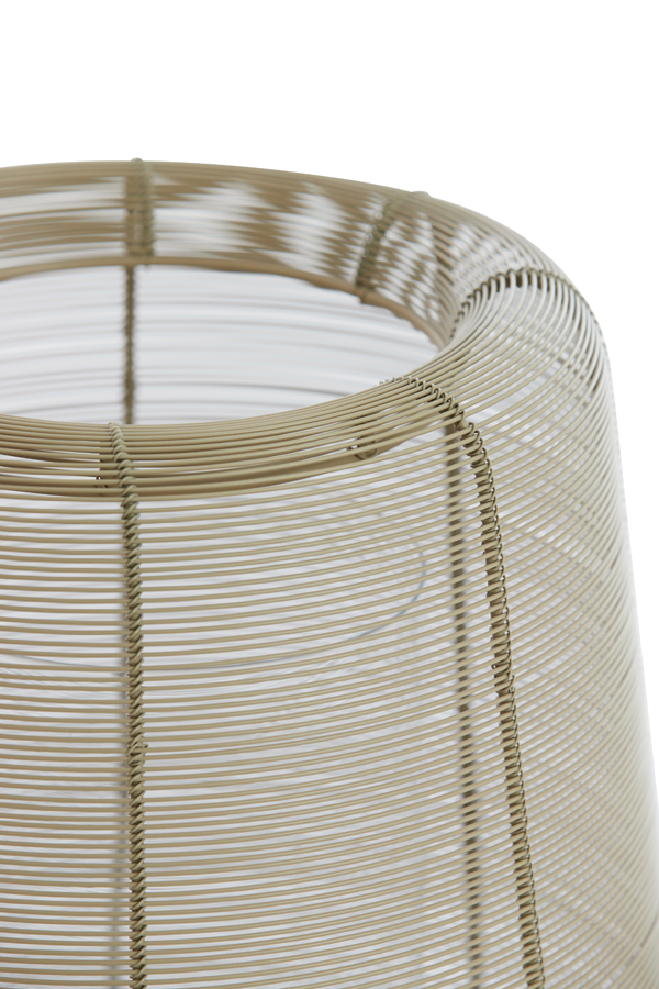 Windlicht ADETA in matt sand