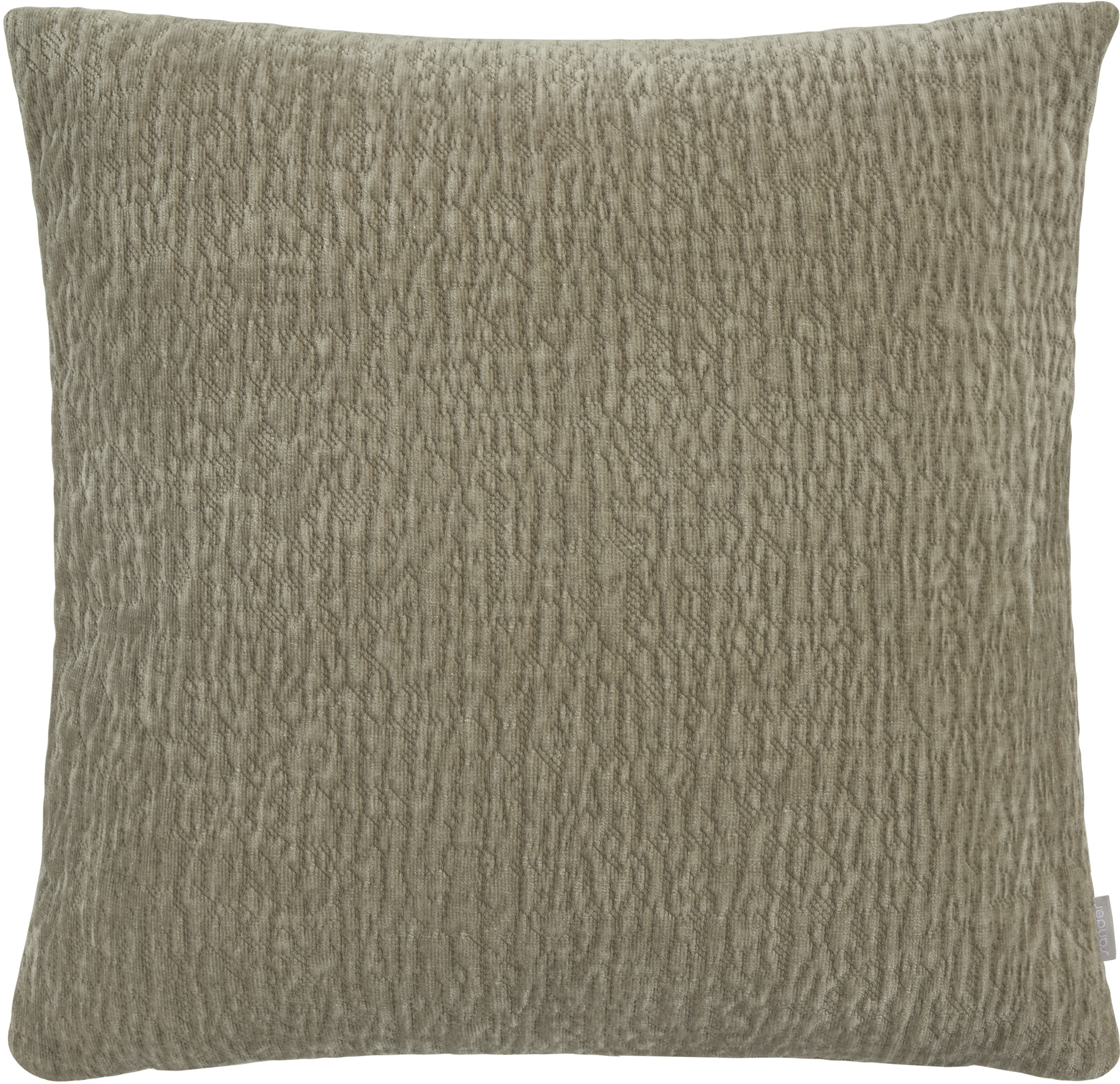 Sander Kissenhülle PICCADILLY ca. 40x60cm in Farbe taupe, Kissen, Kissenbezug, Textilstoff, Beige, Kuschelig