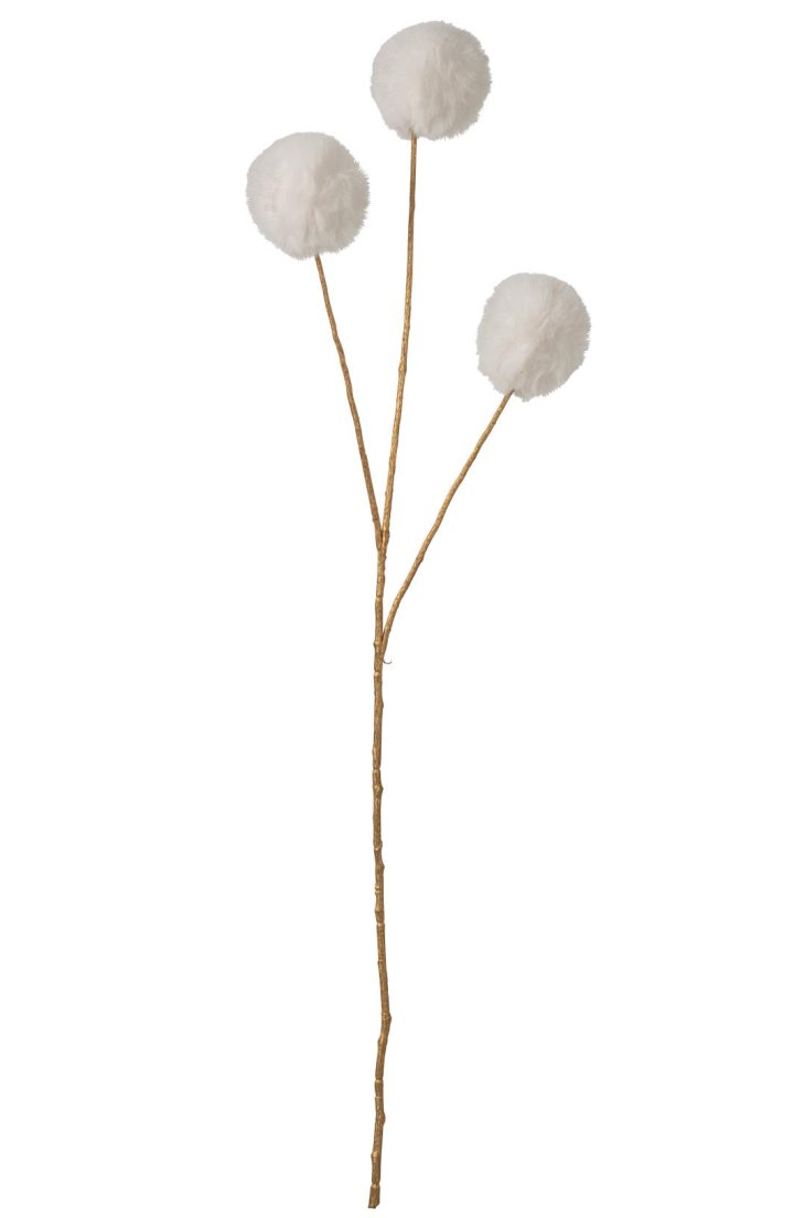 Deko in Beige/gelb, Blume, Pflanze