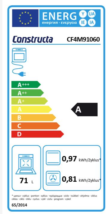 Interliving Einbauküche 3270 in Front 37S KST Cotton schwarz, Text
