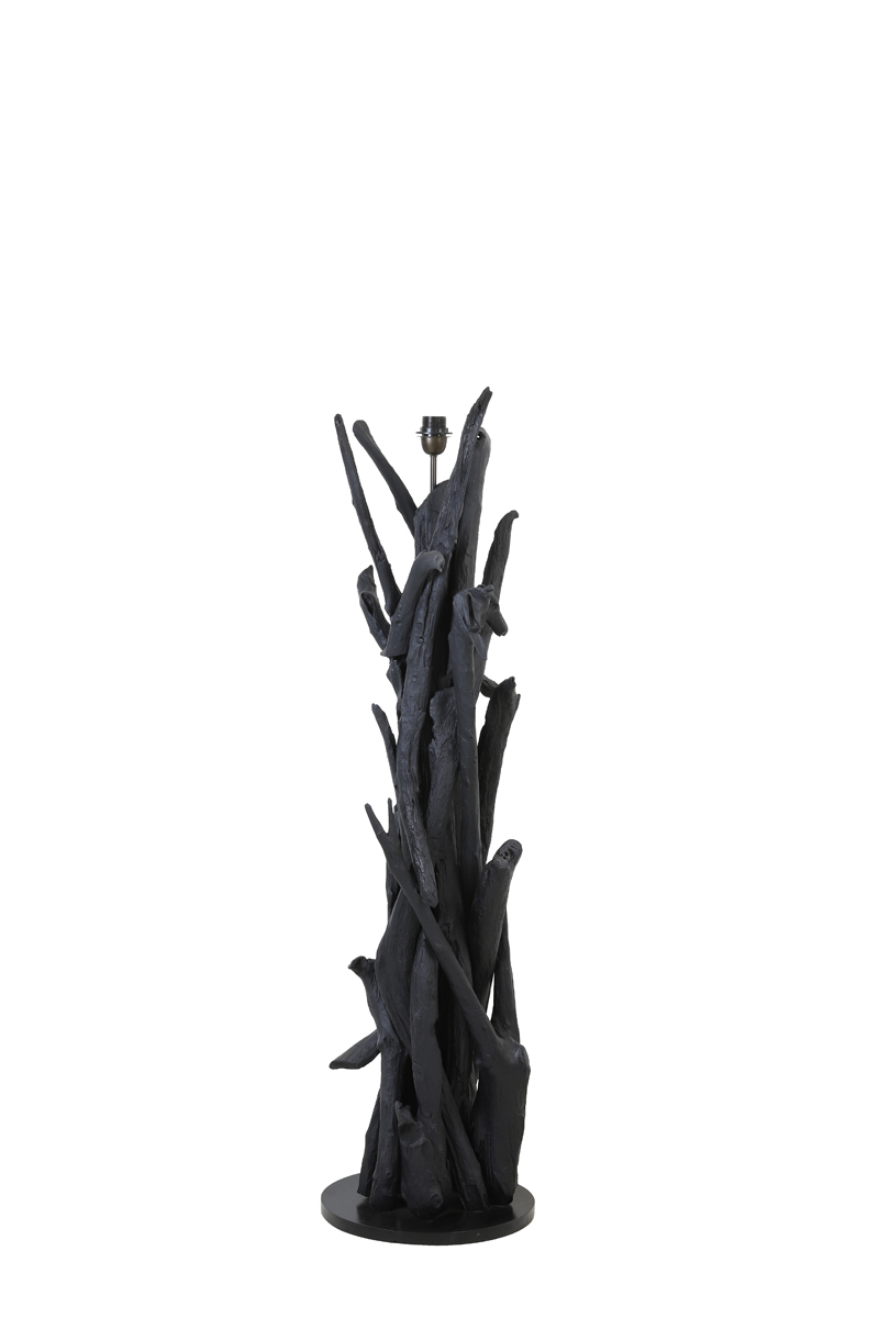 Light & Living Stehleuchte VIDIN 35x133cm Holz matt schwarz