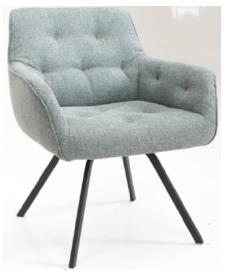 Armlehnstuhl ca. 62x84x64cm in Stoff City light grey