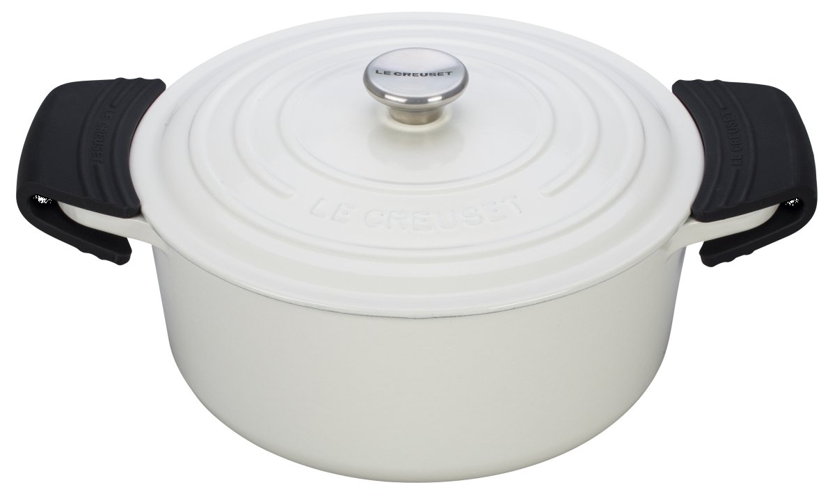 Le Creuset Silikon Griffschutz 2er-Set in Farbe schwarz Le Creuset Silikon-Griffschutz Schwarz 2er-Set