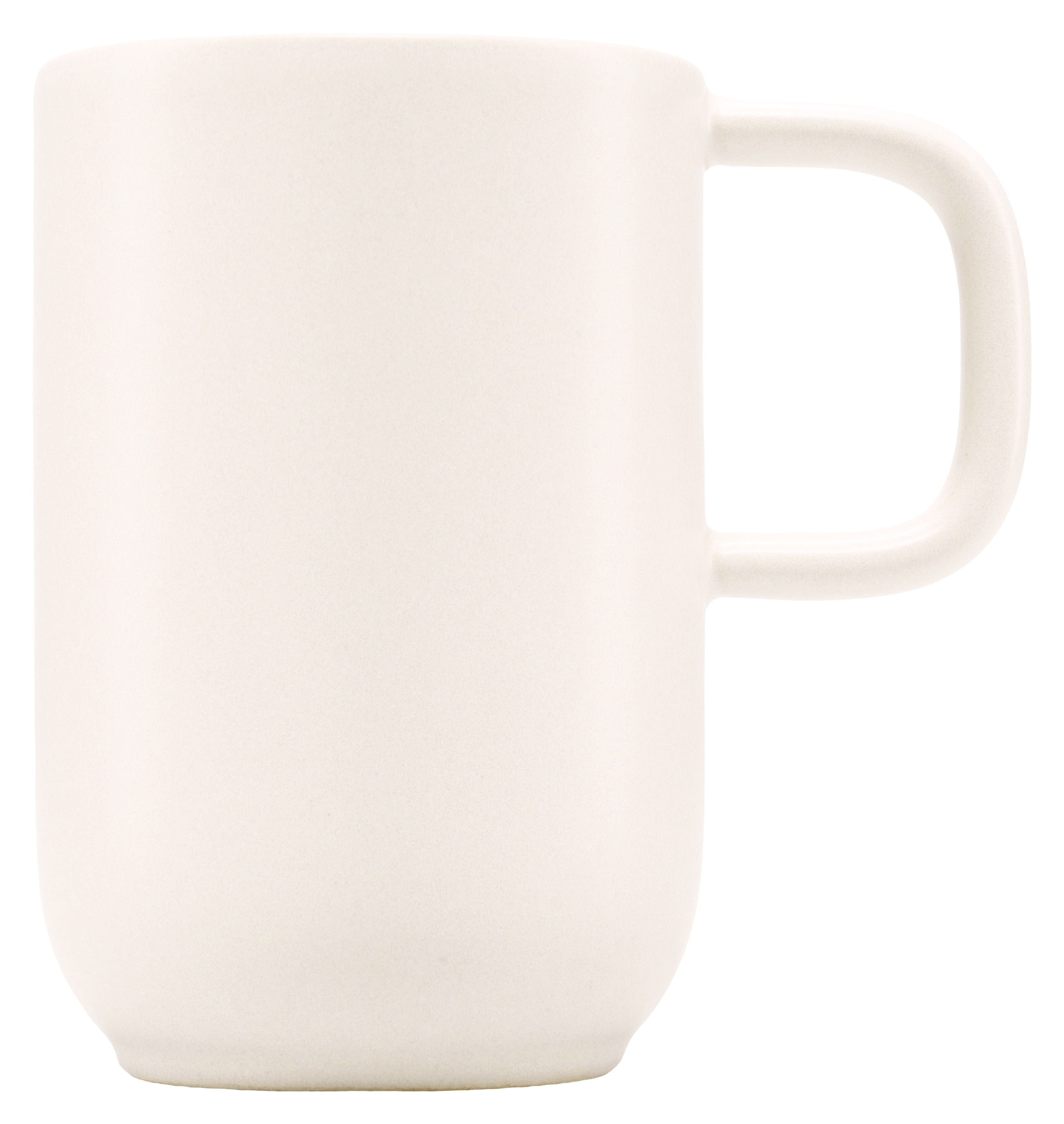 CreaTable Kaffeebecher Uno in Farbe Offwhite seidenmatt, Pokal, Kunst, Porzellan, Töpferei