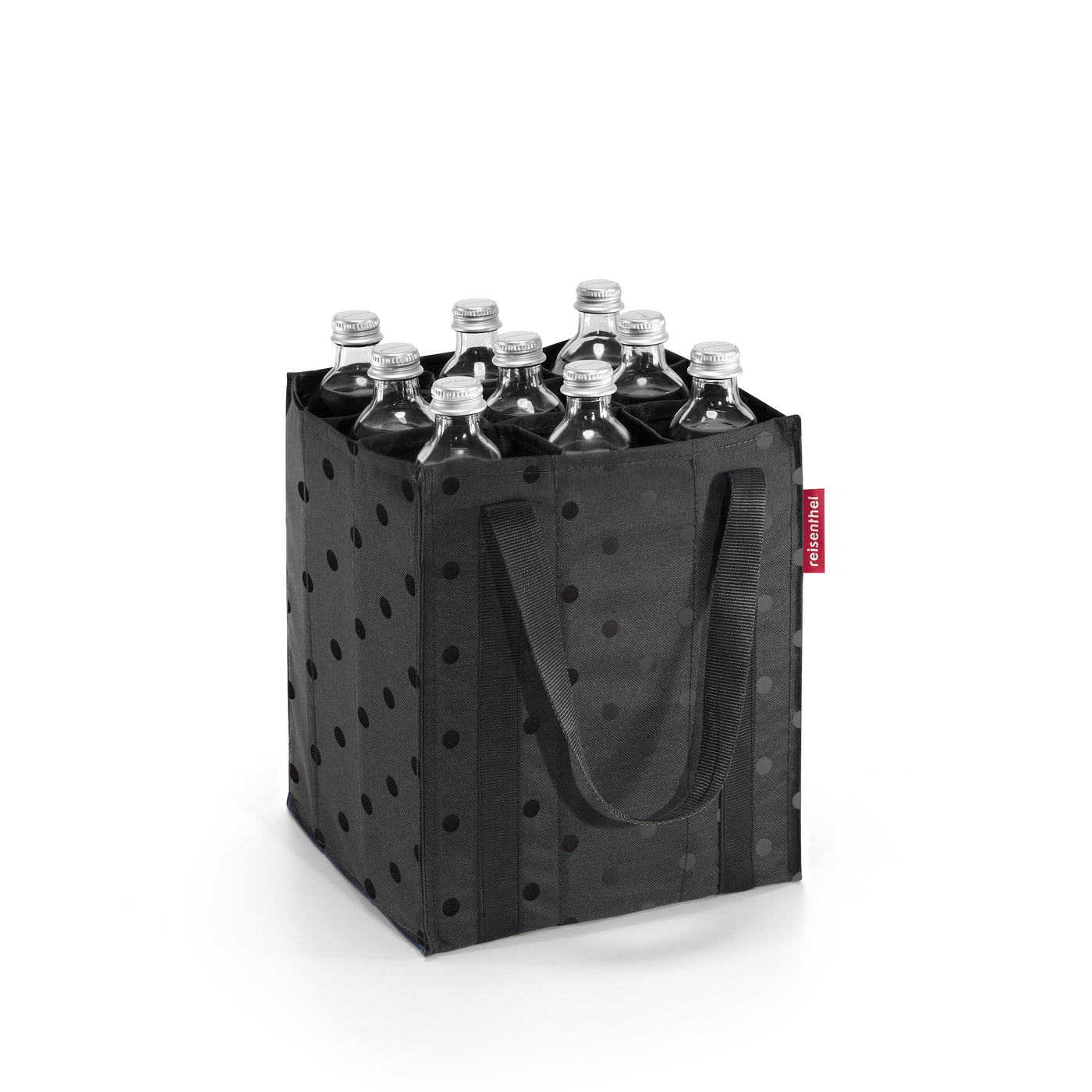 Reisenthel BOTTLEBAG in Farbe glossy dots black