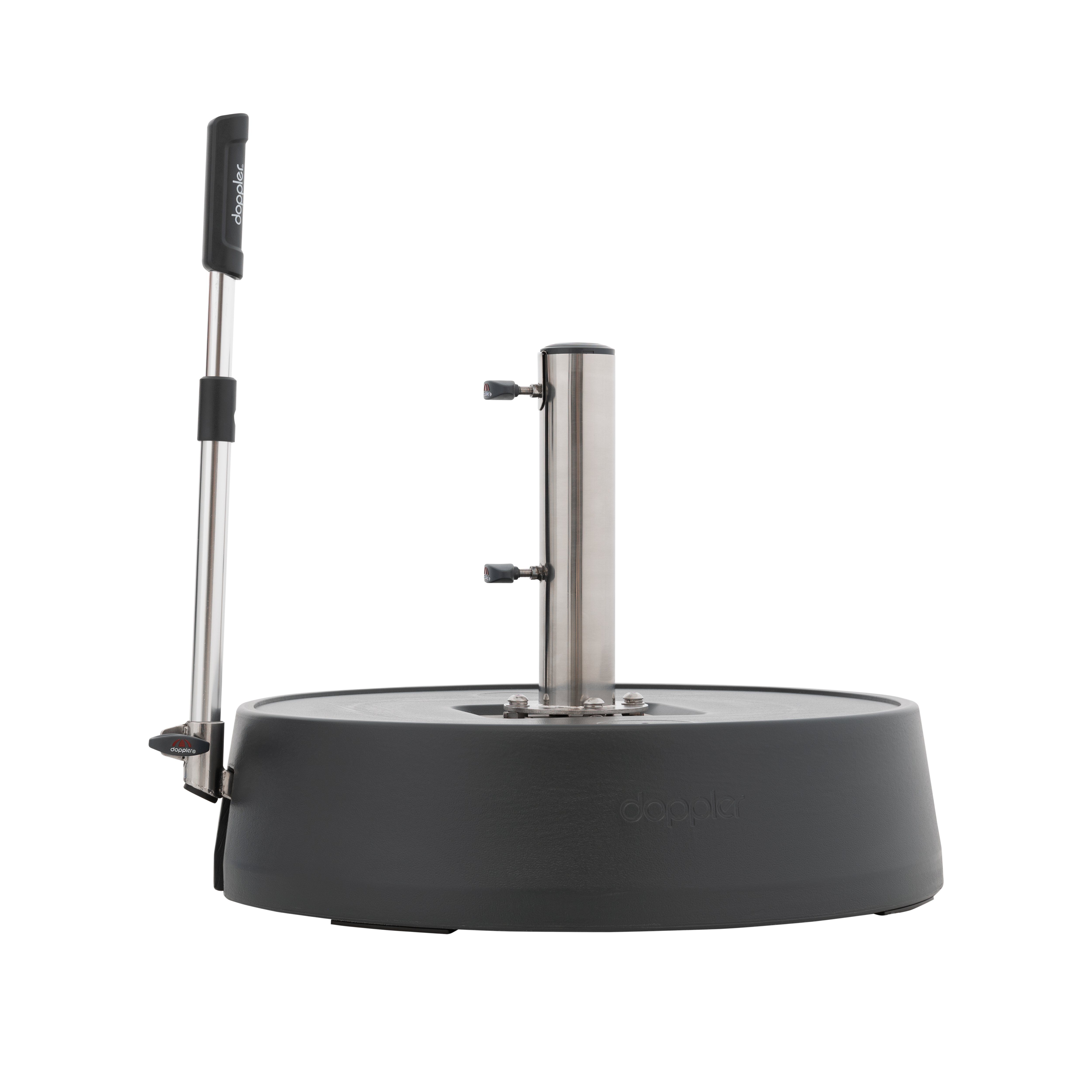 Doppler Rollsockel EASY MOVE SWITCH ca. 50kg in anthrazit Doppler Rollsockel EASY MOVE SWITCH ca. 50kg in anthrazit