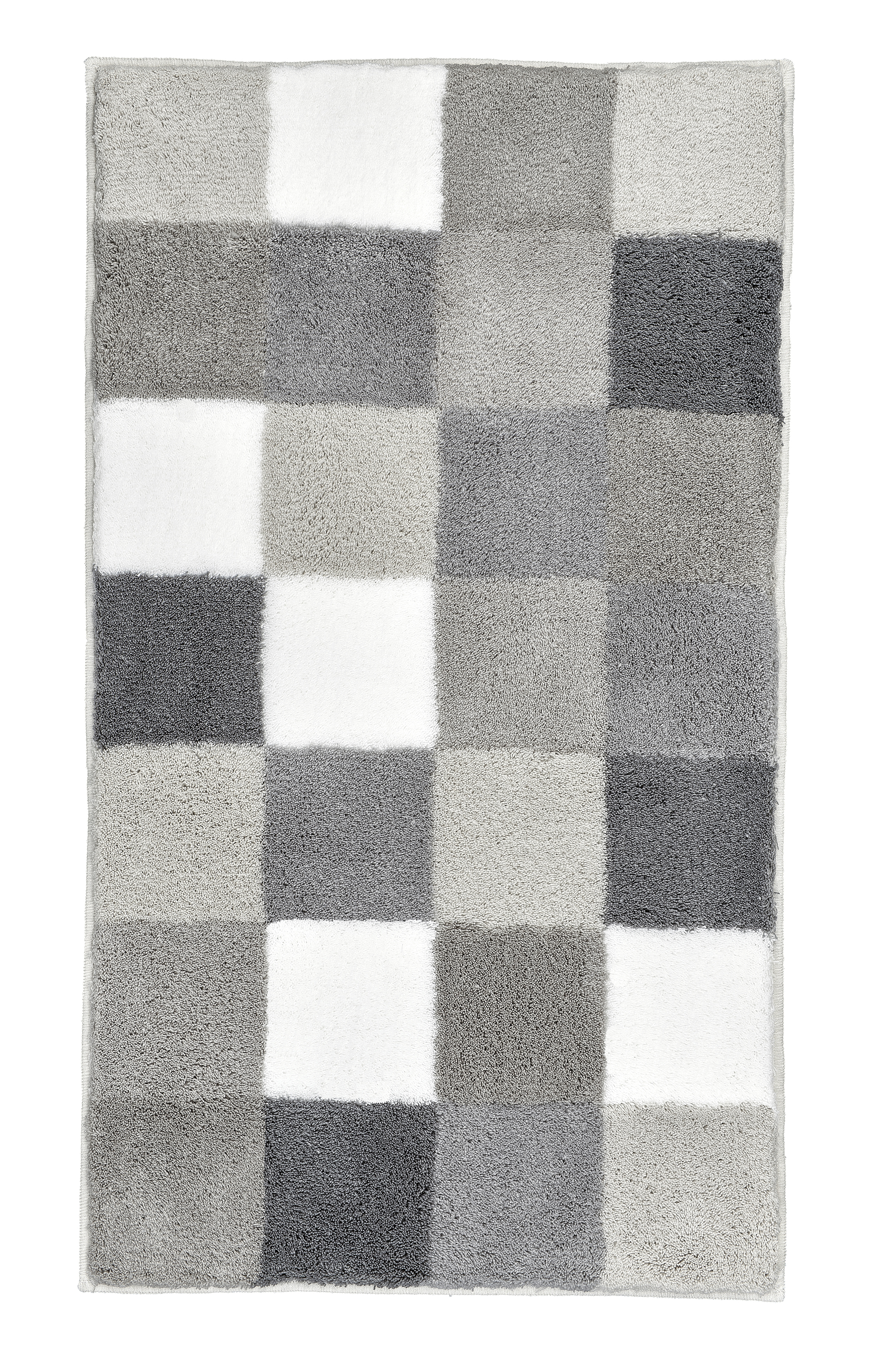 Kleine Wolke Badteppich CARO ca. 60x105cm in Farbe Flanell