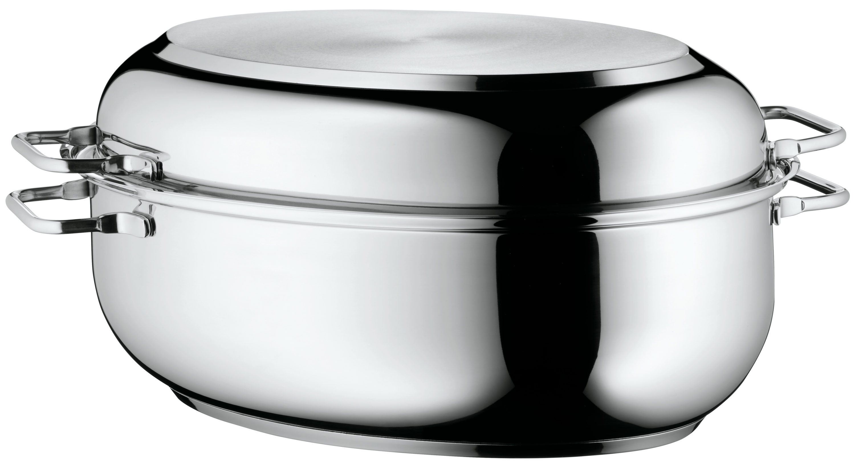 WMF Extrabräter mit Metalldeckel in Edelstahl