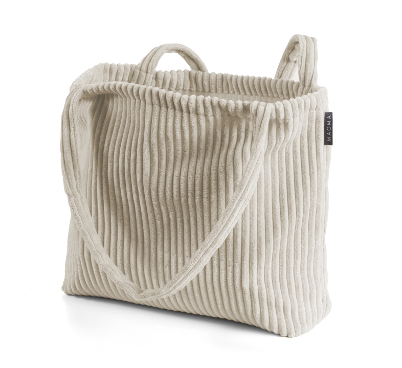 Magma Heimtex Tasche SHARA ca. 12x48cm in Farbe beige Magma Heimtex Tasche SHARA ca. 12x48cm in Farbe beige, corduroy, Tasche, beige, Tragetasche, Träger